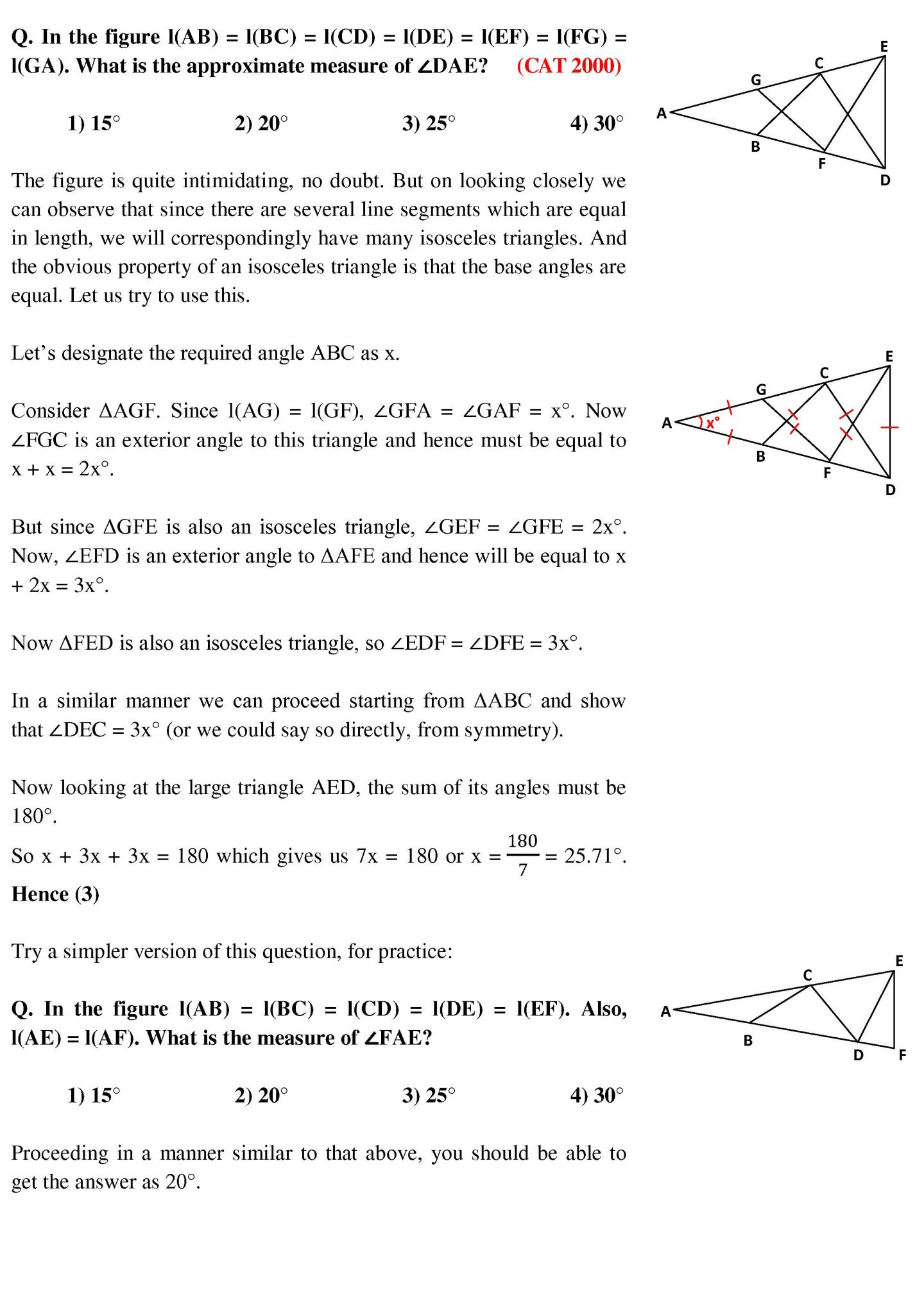 Triangles – CAT-holics