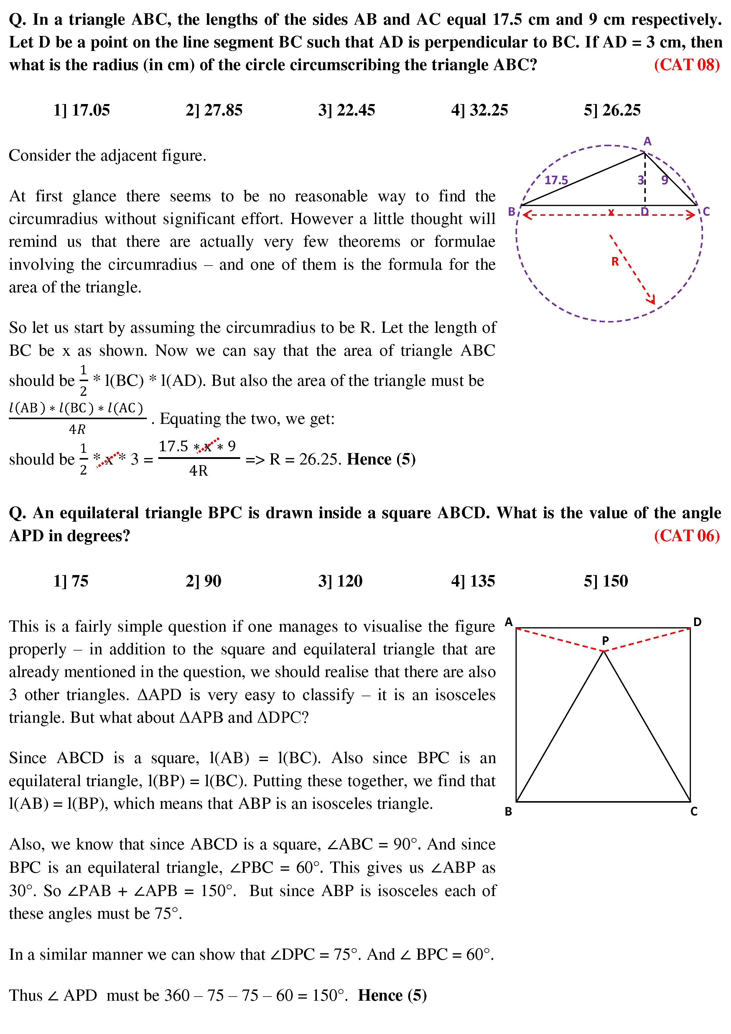 Triangles – CAT Scan 4 – CAT-holics
