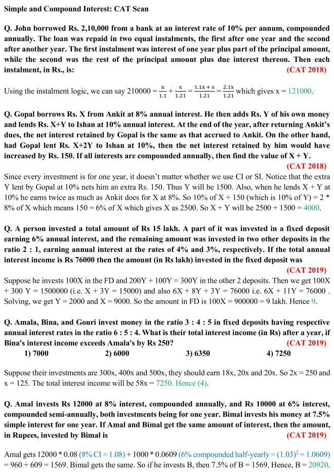 CAT-holics – mathematics and vocabulary for the CAT